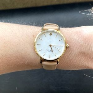 Gold & Tan Kate Spade Watch